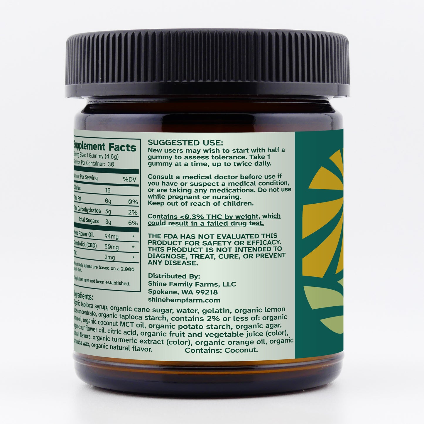 THC-Free Organic CBD Gummies