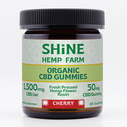 Organic Full-Spectrum CBD Rosin Gummies