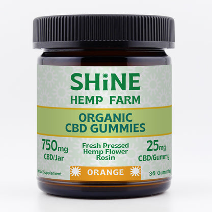 Organic Full-Spectrum CBD Rosin Gummies